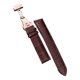 thumbnail image 2 of Correa de reloj Correa de cuero Correa de reloj Pasador de hebilla Accesorio universal para repuesto Correa de reloj marrón y hebilla de oro rosa 18 mm / 0,71 pulgadas, 2 of 5
