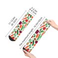thumbnail image 4 of Pofeuu Vegetables Print 30cm Socks, Adult Running Hiking Socks for Youth and Adult, 4 of 7