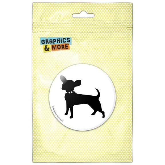 Chihuahua Pinback Button Pin Badge