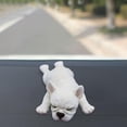 thumbnail image 3 of Figura de juguete de bulldog, modelo de perro acostado y dormido, recompensas para el aula. Abajo Beige, 3 of 8