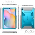 thumbnail image 5 of Fintie Shockproof Case for Samsung Galaxy Tab S6 Lite 10.4 Inch 2024/2022/2020, Tuatara Rugged Unibody Hybrid Full Protective Bumper Kickstand Cover with Built-in Screen Protector, Sky Blue, 5 of 9