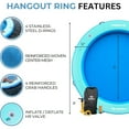 thumbnail image 3 of SOLSTICE Circular Inflatable Mesh Dock Platform for Pool, 8', 3 of 7