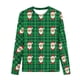 thumbnail image 4 of Conjuntos de blusas y camisas de cuello redondo y manga larga con estampado navideño para niños Camisa de manga larga con cuello redondo y cintura elástica Pantalones largos Conjunto de traje de casa, 4 of 6