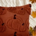 thumbnail image 5 of Sanmadrola Fall Pillow Covers Halloween Decoration Pumpkin Decorative Pillow Cases Couch Cushion Case for Chair Sofa Bedroom Living Room Home Decor 20''x 20'' 2 Pack Rust, 5 of 7