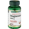 Nature's Bounty High Potency Magnesium 500 mg, 100 CT (Pack of 3)