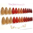 thumbnail image 2 of Fall Fashion Glossy Almond Press On Nails - 24 Pieces - Artificial Nail Kit, 2 of 5