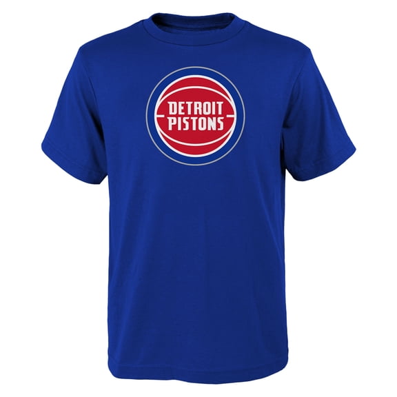 Youth Outerstuff Royal Detroit Pistons Primary Logo T-Shirt