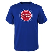 Youth Outerstuff Royal Detroit Pistons Primary Logo T-Shirt