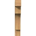 thumbnail image 2 of Ekena Millwork 5 1/2"W x 26"D x 34"H Westlake Block Smooth Bracket, Western Red Cedar, 2 of 25