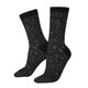 thumbnail image 1 of Balery Black Glitter Calcetas Largas con Estampado para Hombre y Mujer – Suaves y Transpirables, Talla Única (US 5-11), 1 of 6