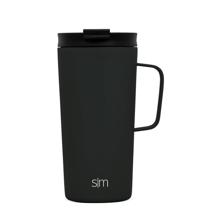 Simple Modern 12oz Scout Coffee Mug Tumbler - Travel Cup for Men & Women  Vacuum Insulated Camping Tea Flask with Lid 18/8 Stainless Steel Hydro  -Oasis 