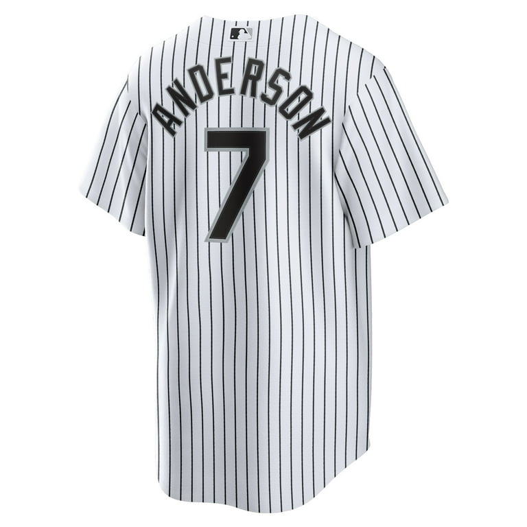 Tim Anderson Chicago White Sox Autographed Fanatics Authentic White Nike  Replica Jersey