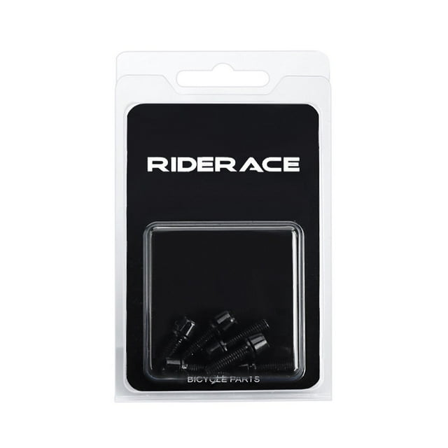 6Pcs/Set Bicycle Handlebar Screws M5*18mm Stem Riser Screw In Bolts Black
