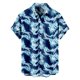 thumbnail image 1 of Men's Hawaiian Printed Button Short Sleeve Shirts Men's Casual Fashion Short Sleeve Shirts 5XL, 1 of 4