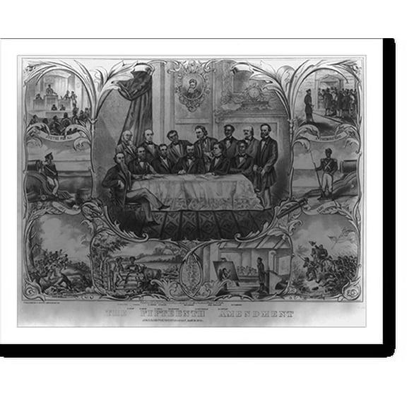 Historic Print, The fifteenth amendment - 3, 16" x 20"