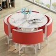 thumbnail image 3 of стол обеденный Dining Table Set 4 Chairs Comedor 4 Sillas My Lux Decor Round, 3 of 54