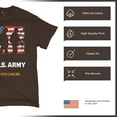 thumbnail image 6 of US Army Be All You Can Be T-shirt American Flag Military Veteran DD 214 Patriotic Armed Forces Licensed Men's Tee, 6 of 7