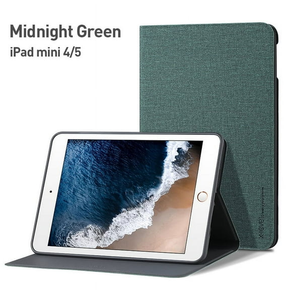iPad Mini 6 Case (2021) 6th Generation iPad Mini 8.3 inch Case Vegan Leather Smart Cover with Auto Sleep/Wake Stand Function, Green