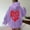Purple, variant on Up To 50% Off Women Hoodies Women's Long Sleeved More Self Love Letter Printed Hoodie Hoodie Hoodie