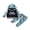 Blue, variant on Xingqing Infant Newborn Baby Boys Autumn Outfits Dinosaur Letter Print Long Sleeve Hooded Tops Pants Clothes Blue 12-18 Months