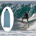 thumbnail image 1 of Funda de calcetín para tabla de surf Bolsa protectora de tabla de surf de surf ligera y elástica con cierre de cordón y protector acolchado y 5.0 pies Baoblaze  calcetín de tabla de surf, 1 of 8