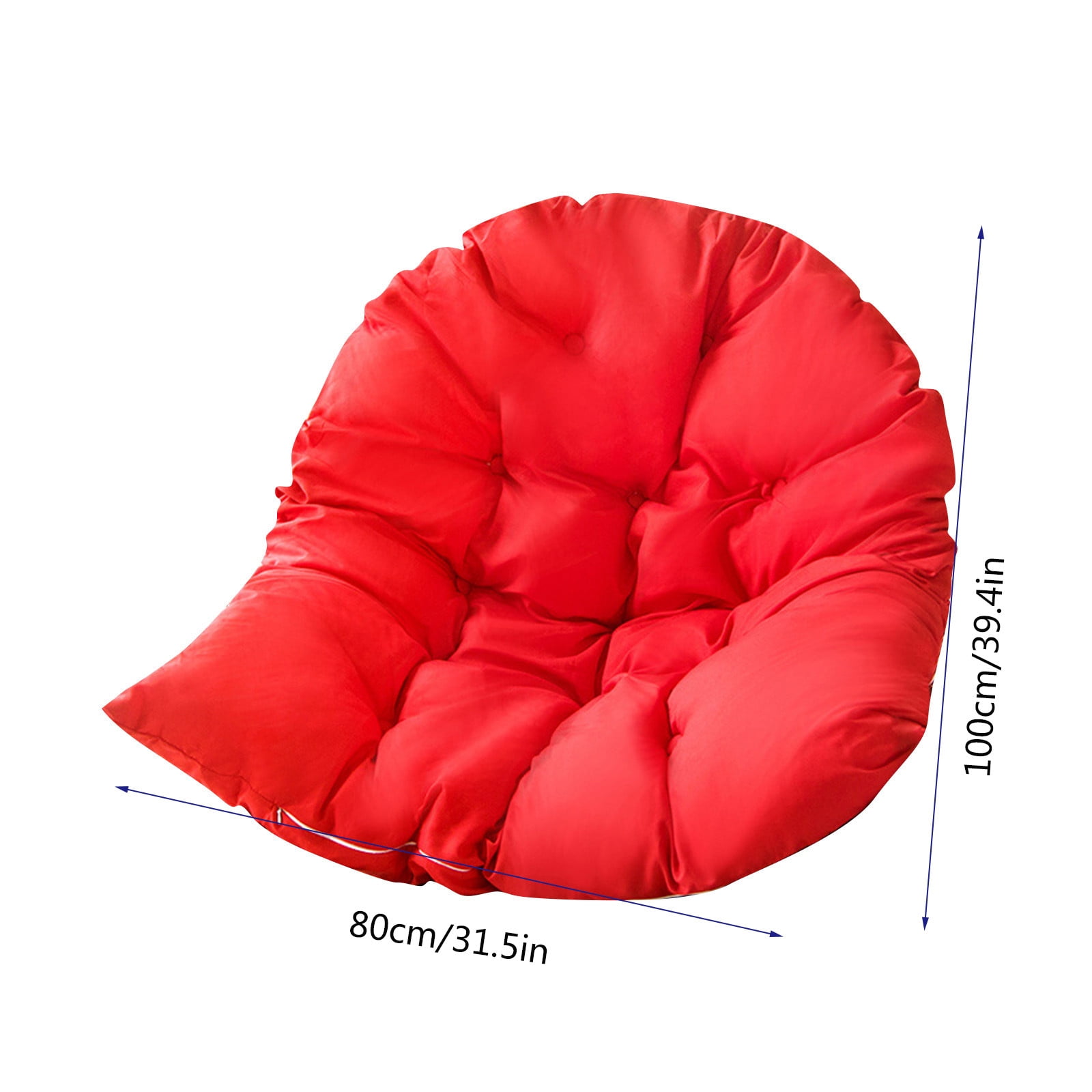 YOTQUSKI Hammock Swing Chair Cushion, Hanging Basket Seat Cushion Pillow, Washable Hanging Basket Cushions, Soft Hanging Egg Chair Back Cushions Pads for Indoor and Outdoor Garden Offices