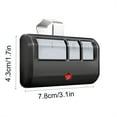 thumbnail image 2 of Garage Door Opener Remote Universal, Replacement for LiftMaster Chamberlain Craftsman, 3-Button Remote with Visor Clip 1Pcs, 2 of 7