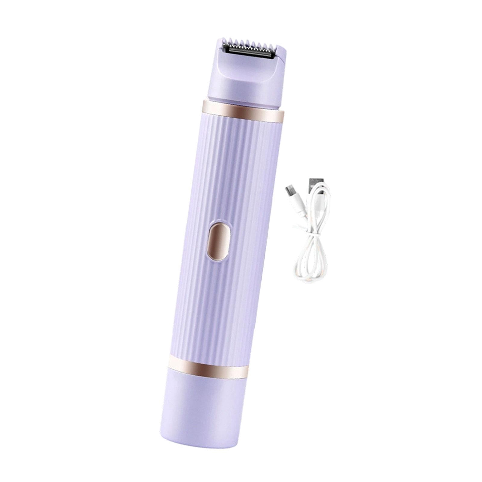 TOOYFUL Lady Shaver Double Heads Detachable Facial Hair Remover for Lips Arms Shower Violet