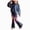 A23-Dark Purple, variant on Ccpelsie Toddler Baby Girl Clothes Fall Winter Kids Outfit Floral Crewneck Sweatshirt Bell Bottom Pants Set(Blue,5-6 Years)