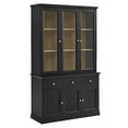 thumbnail image 2 of Modway Amara 79 Inch Large Storage Display Cabinet in Black Oak, 2 of 10