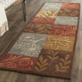 thumbnail image 2 of SAFAVIEH Bella Tama Floral Flowers Wool Area Rug, Multi, 5' x 8', 2 of 8