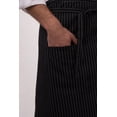 thumbnail image 4 of Delantal Chef Works Unisex Bistro a Rayas Blancas y Negras, 4 of 6