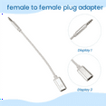thumbnail image 5 of 3.5mm Male to Type C Female Audio Cable Cord, Analog Jack Headphone Adapter for MP3 Player, Laptop,Tablet, 5 of 6