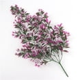 thumbnail image 4 of 2 PCS  Artificial Hanging Vines Plants Fake Trailing Weeping Ivy Garland Drooping Plants Wall Hanging Greenery Plants for Garden Home Hanging Basket Decoration (Rose Red), 4 of 9
