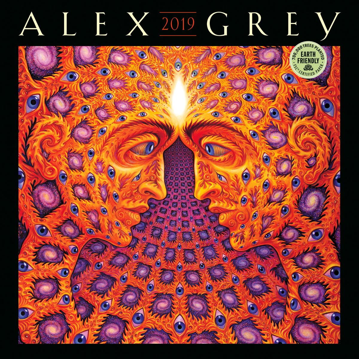 Alex Grey 2019 Wall Calendar (Other) - Walmart.com Alex Grey 2019 Wall Calendar (Other) - Walmart.com