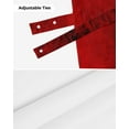 thumbnail image 7 of Fsddascl Red Tie Up Valance Curtains for Windows, Kitchen Curtains Window Treatments, Retro Oil Painting Modern Abstract Art Aesthetics Short Window Shades Valances for Bedroom Bathroom Cafe 54"x18", 7 of 7