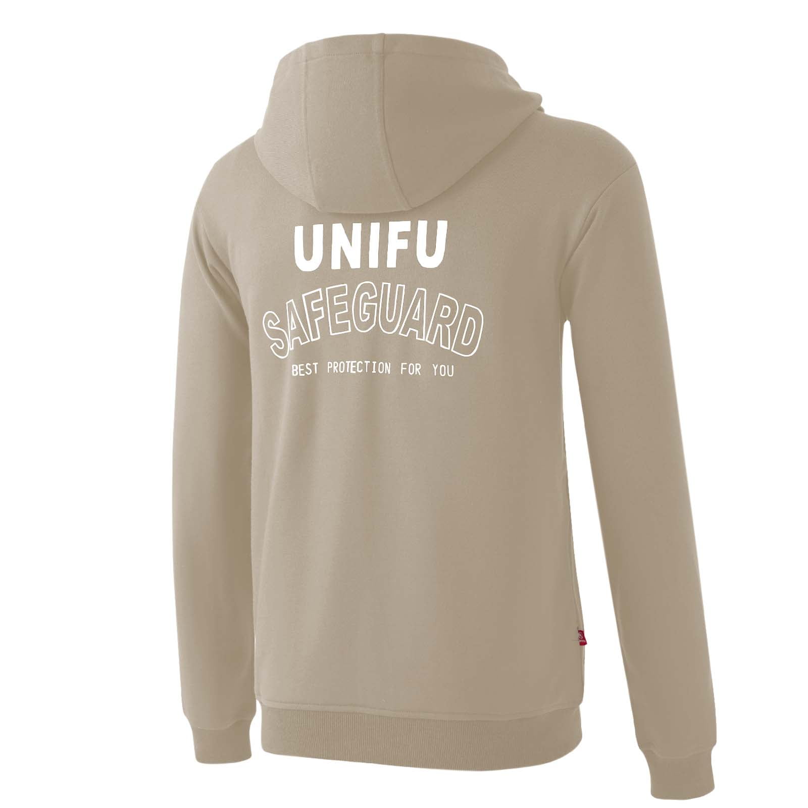 UNIFU FR Hooded Pullover Shirts Flame Resistant 12OZ Heavyweight Men’s 100% C Long Sleeve Welding Sweatshirt NFPA2112/CAT2
