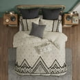 thumbnail image 3 of INK+IVY Cotton and Flax Printed Comforter Set with Natural Finish II10-1108, 3 of 5