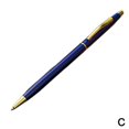 thumbnail image 1 of Luxury Full Metal Ballpoint Pen 1mm Black Ink Gel Pen Writing P4O2 Office R6E7, 1 of 6