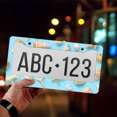 thumbnail image 4 of 1 Pcs Seashells and License Plate Frame, License Plate Cover for Car Decorative Parts, Aluminum License Plate Bracket Holder Rust-Proof Weather-Proof for US Standard Car, 4 of 9