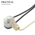 thumbnail image 3 of unbranded Pull-Chain Para Ventilador Con Instalación Fácil Y Control De En Color Dorado, 3 of 8
