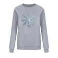 thumbnail image 7 of Xdegoge Christmas Sweaters for Women 2025 Holiday Party Xmas Tree Sweatshirts Loose Fit Merry Funny Shirts Winter Vintage Cute Ugly Sweaters Crewneck Family Long Sleeve Tops, 7 of 7