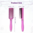 thumbnail image 3 of Unique Bargains Vent Hair Brush Detangling Brush for Women and Men for Curly Wavy Rose Red, 3 of 7