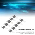 thumbnail image 4 of Kit de Transistor, Régulateur à 3 Bornes 50 Pcs Stabiliser la Tension Assortiment de Transistors en Plastique pour Projets de Réparation de Véhicules, 4 of 8