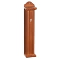 thumbnail image 1 of Art Judaica 23252 25 cm Wooden Brown Mezuzah Cover with Stripes, 1 of 1