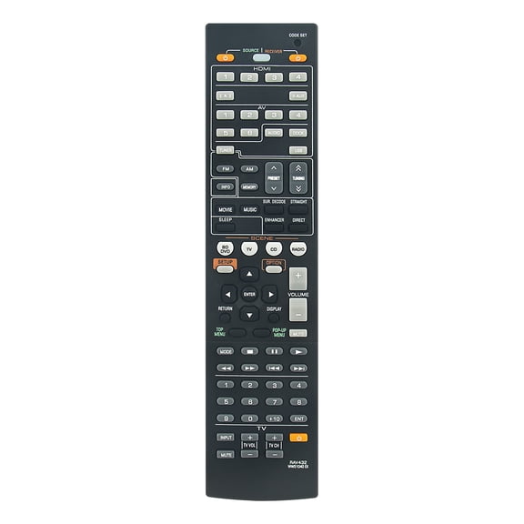 New RAV432 WW51040 EX Replace Remote Control fit for YAMAHA AV Receiver