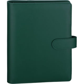 6-Ring Refill Dimensions: 3-5/8 x 6-3/4 Zip-around Leather Agenda