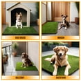 thumbnail image 2 of Ottomanson Pet Training Grass Pad 2x3 Dog Fake Grass Floor Mat, 2' x 2'7", Green, 2 of 8