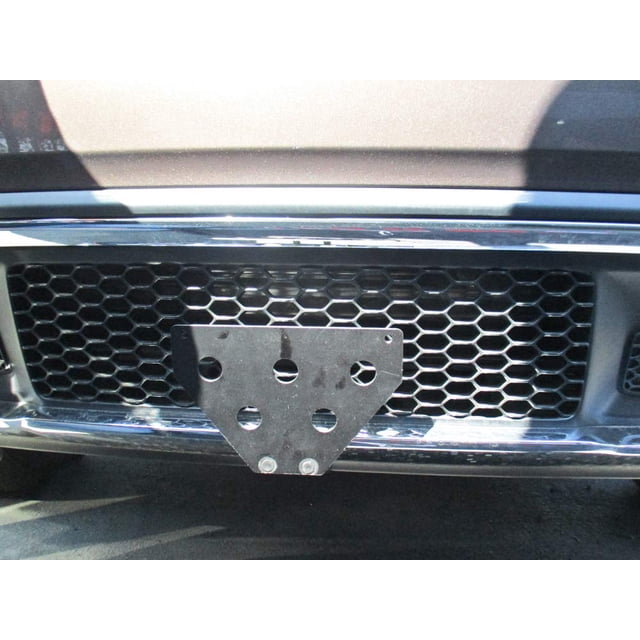 STO N SHO Front License Plate Bracket Compatible with 2017-2022 Jeep Grand Cherokee Laredo, Trailhawk, Altitude, Overland, Latitude and Limited (SNS154)