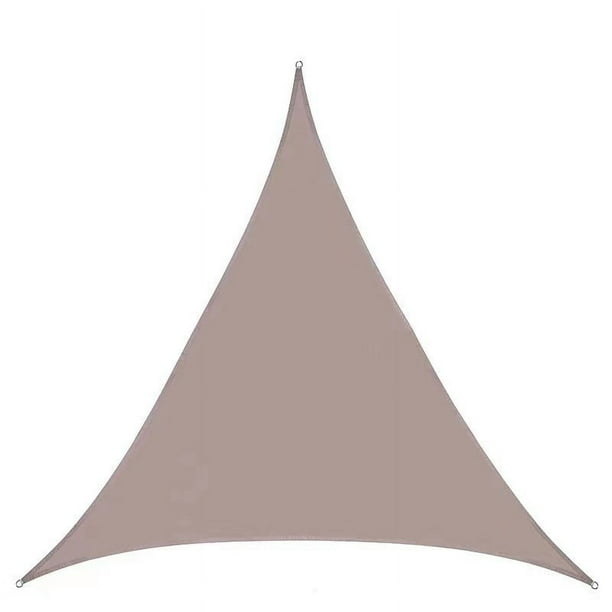 Fiudx Toldo Triangular para Exteriores con Protección Uv, Protección Contra La Lluvia, Protección Solar Versátil, Ideal para Patios y Jardines, Solución para El Confort En Verano.